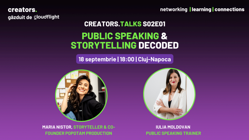 Read more about the article Creators.talks S02E01: Storytelling & Public Speaking Decoded