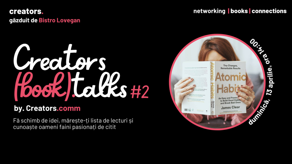 Read more about the article Club de carte Creators.(book)talks | ediția a 2a