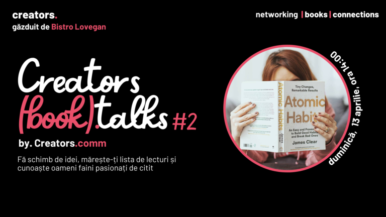 Read more about the article Club de carte Creators.(book)talks | ediția a 2a